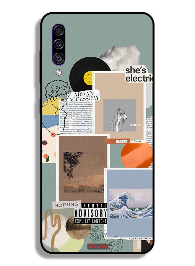 Tolwak Samsung Galaxy A50s Protective Case Cover She Is Electric - Image 1