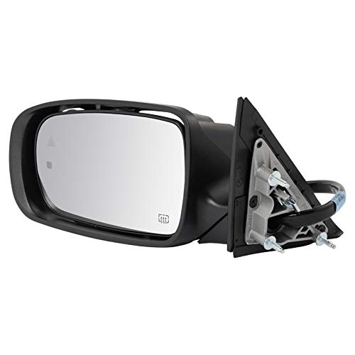 TRQ Driver Side Mirror Power Heated Memory Blind Spot Paint to Match Compatible with 2011-2019 Dodge Charger CH1320453 - Image 3