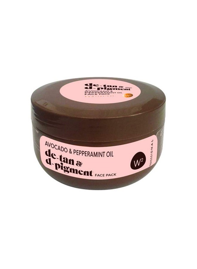 W2 Why wait Face Pack Avocado & Paperment Oil | De -Tan & D-Pigment Pack |For All Skin Type (Dry, Oily and Tired Skin) (De -Tan 500 gm) - Image 1