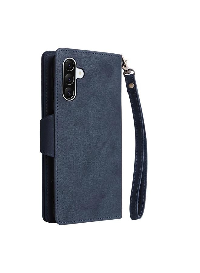 S-TOP Case For Samsung Galaxy A36 5G Rivet Buckle 9 Cards Three Fold Leather Phone Case - Image 3