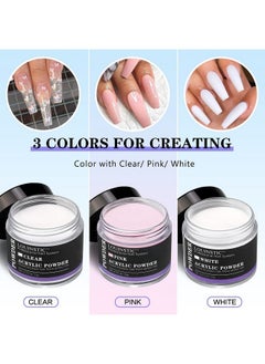 Acrylic Nail Kit For Beginners - Acrylic Powder And Liquid Set With Primer Nail Tips Glue Acrylic Brush Complete Starter Nails Kit Acrylic Set With Everything Professional Acrylic Nail Powder - pzsku/Z86C26C2FCBA8899DC8F4Z/45/_/1730892752/14421340-b0df-4589-9f39-c81d9d24af0c