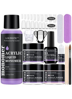 Acrylic Nail Kit For Beginners - Acrylic Powder And Liquid Set With Primer Nail Tips Glue Acrylic Brush Complete Starter Nails Kit Acrylic Set With Everything Professional Acrylic Nail Powder - pzsku/Z86C26C2FCBA8899DC8F4Z/45/_/1730892757/1bda65b2-73e1-42ae-acb8-b729001a40fb