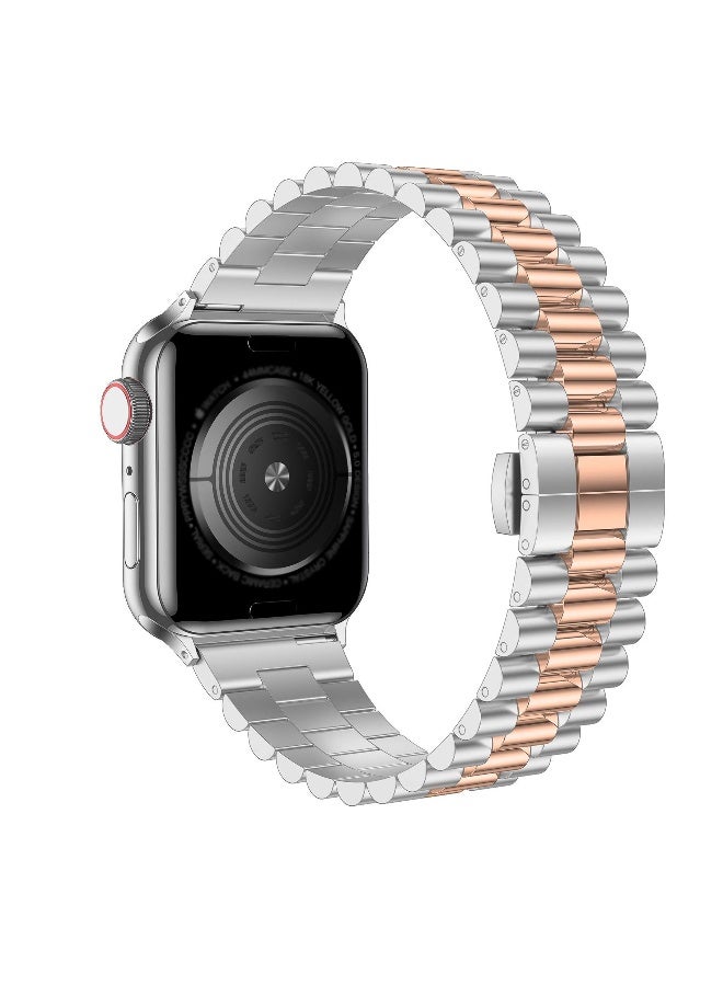 Replacement Band Compatible with Apple Watch 40mm 38mm, Stainless Steel Solid Strap Metal Bracelet for Apple Watch Series  - Image 3