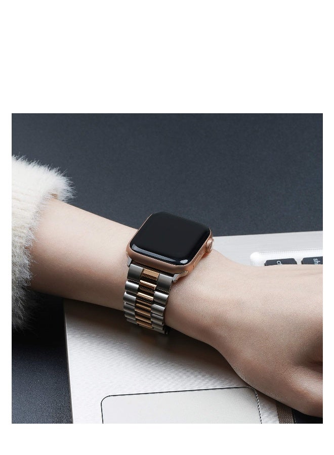 Replacement Band Compatible with Apple Watch 40mm 38mm, Stainless Steel Solid Strap Metal Bracelet for Apple Watch Series  - Image 5