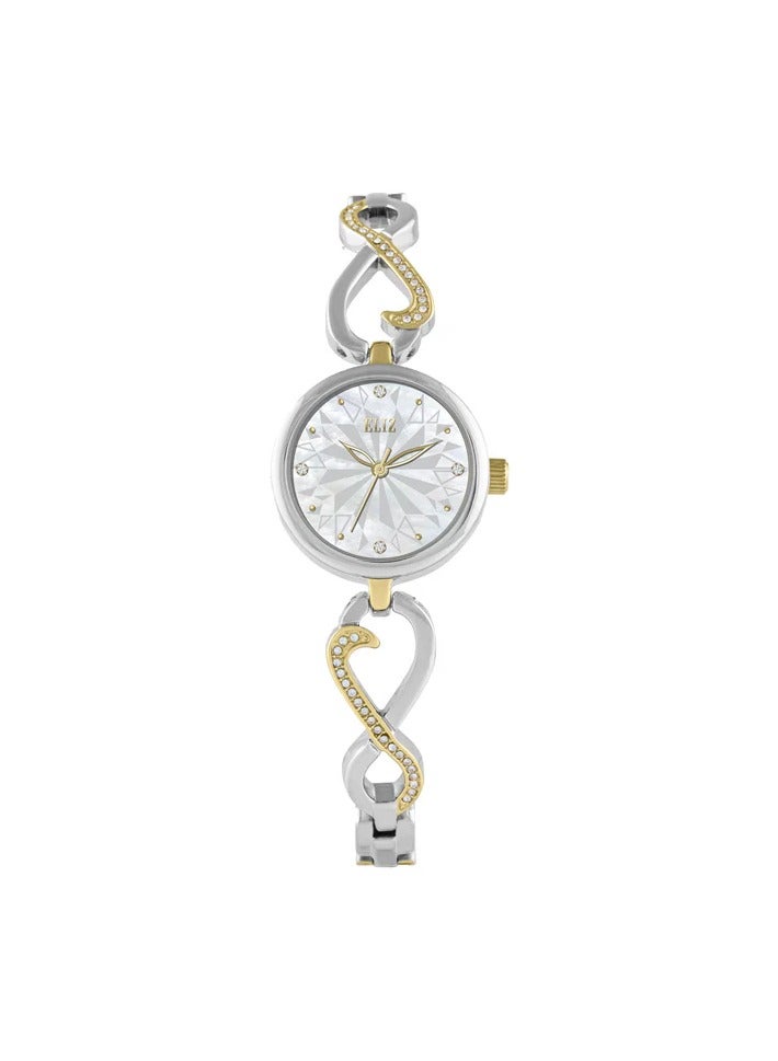 ELIZ ES8967L2THT Metal Case and Bracelet 3-Hands Women's Watch - Image 3