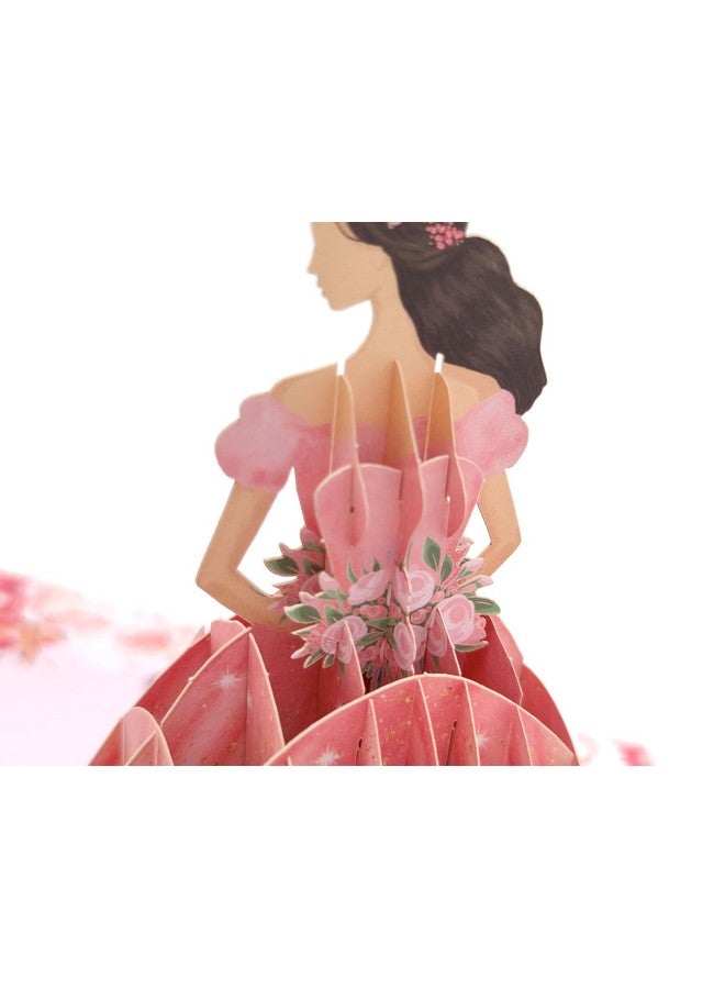 ASVP Shop Quinceanera Card - Happy 15Th Birthday Card - Tarjetas Para 15 Años - 3D Pop Up Greeting Card - Image 3