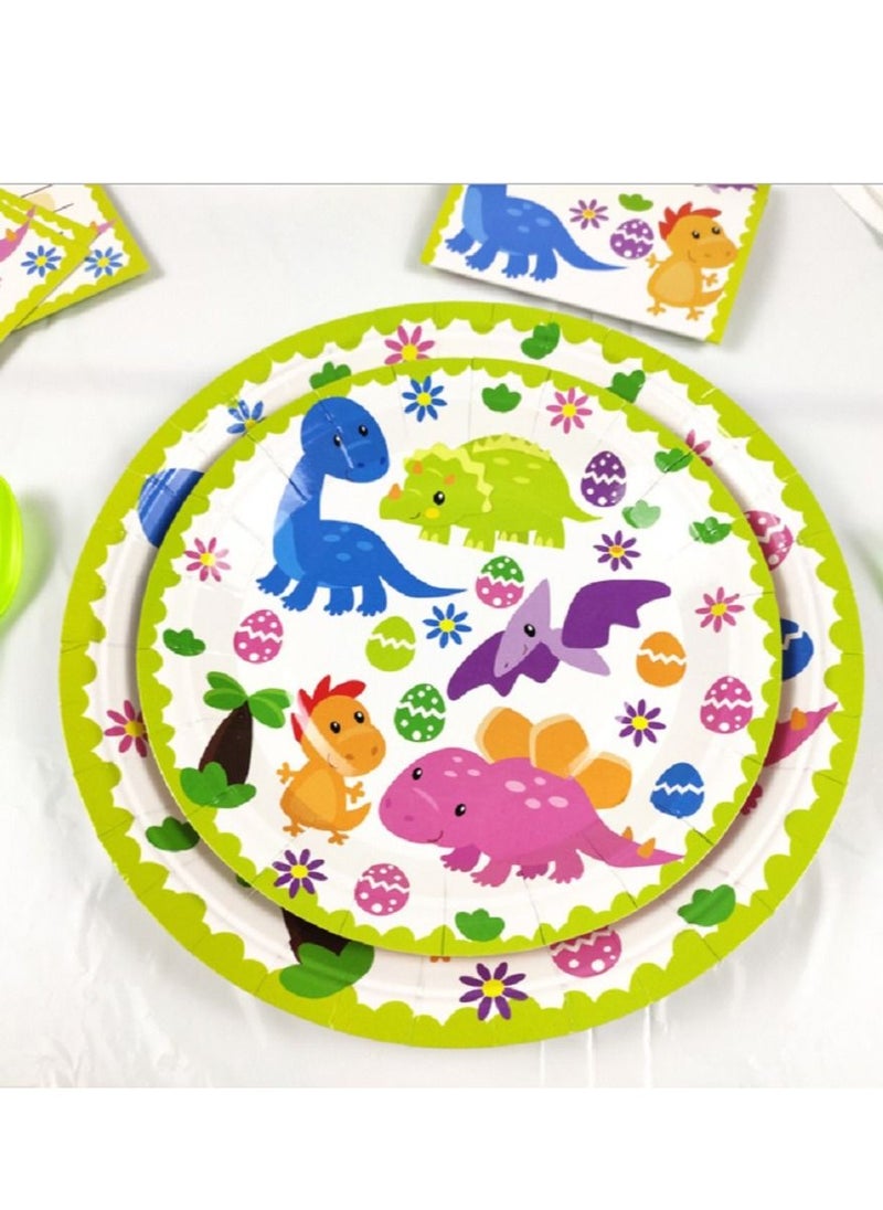 Brain Giggles Brain Giggles Dinosaur Theme Disposable Tableware  - Image 2