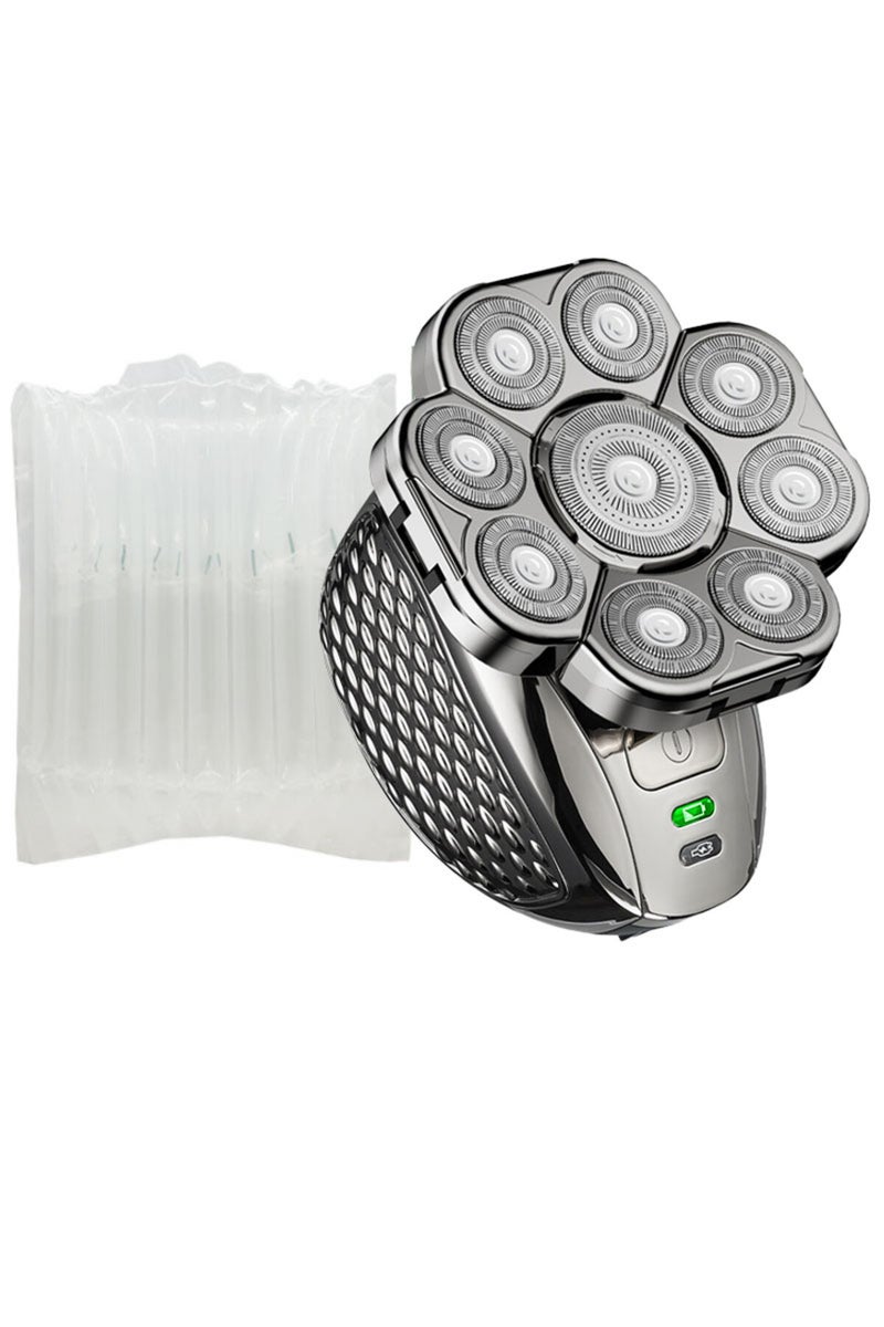 stand 4D Head Shavers for Bald Men, Upgraded 9 Floating Heads 6-in-1 Rechargeable Waterproof Wet Dry