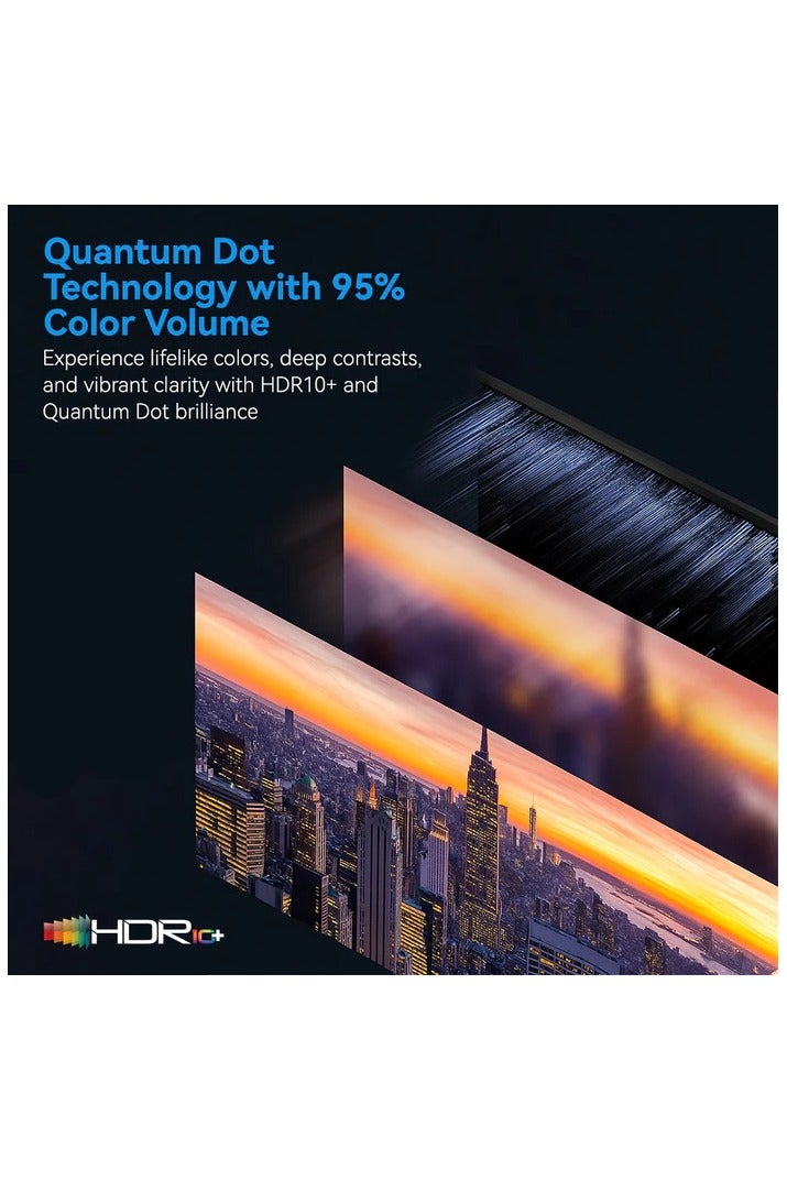 STAR TRACK 55 Inch QLED TV 4K HDR10+ WebOS 95% Color Volume with Quantum dot | 350 Nits Ultra Bright Display | Dolby Audio | Ultra HD | Air Mouse Remote | Works with Apple Airplay & Home - Image 2