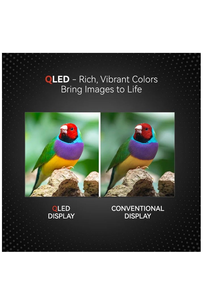 STAR TRACK 55 Inch QLED TV 4K HDR10+ WebOS 95% Color Volume with Quantum dot | 350 Nits Ultra Bright Display | Dolby Audio | Ultra HD | Air Mouse Remote | Works with Apple Airplay & Home - Image 3