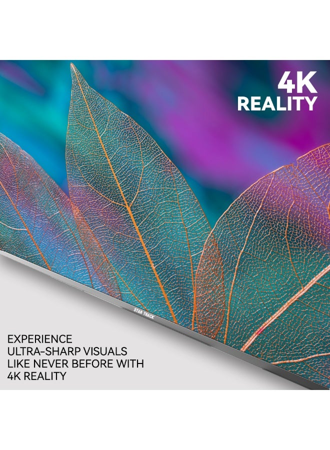 STAR TRACK 55 Inch QLED TV 4K HDR10+ WebOS 95% Color Volume with Quantum dot | 350 Nits Ultra Bright Display | Dolby Audio | Ultra HD | Air Mouse Remote | Works with Apple Airplay & Home - Image 5