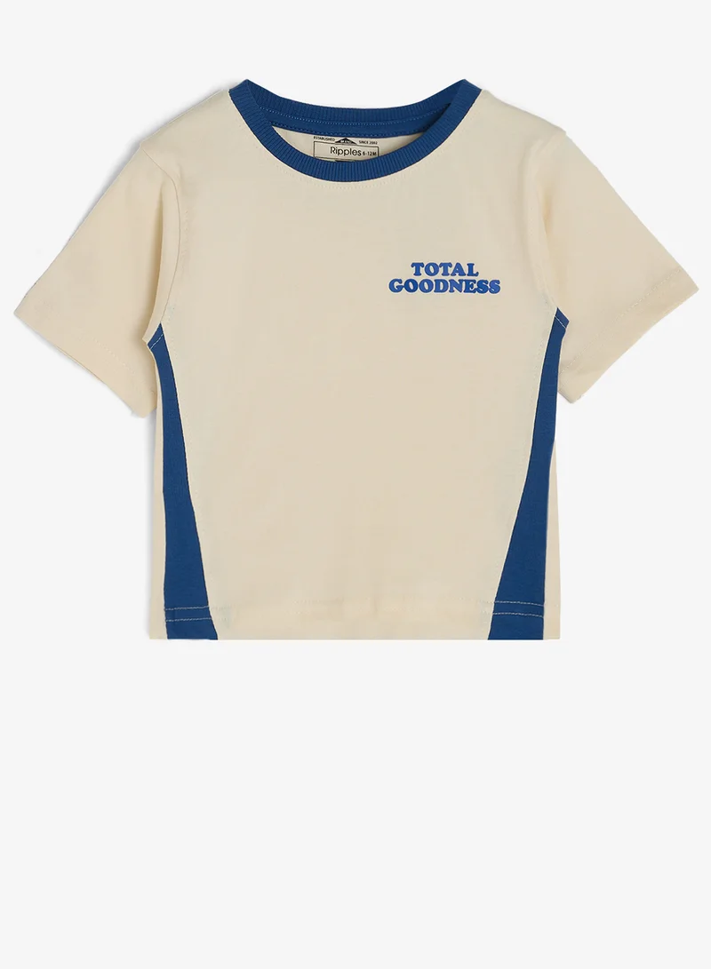 ريبلز مع نمشي Boys Drop Shoulder Tee & Shorts Set