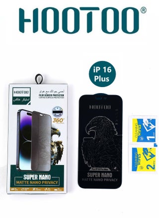 Privacy front screen protector sticker for iPhone 16 plus, anti-break protection with strong nano technology that is resistant to shocks and fractures, easy to install. - pzsku/Z86C2F06FDB25F34EB353Z/45/_/1736259086/87452464-fccd-416b-914c-bc34d27e54dc