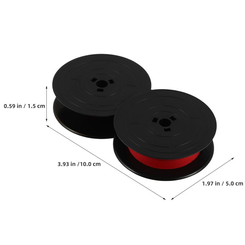 5Pcs Manual Typewriter Ribbon Twin Spools Replacement Ink Ribbon for Vintage Typewriters Multi Color - Image 2