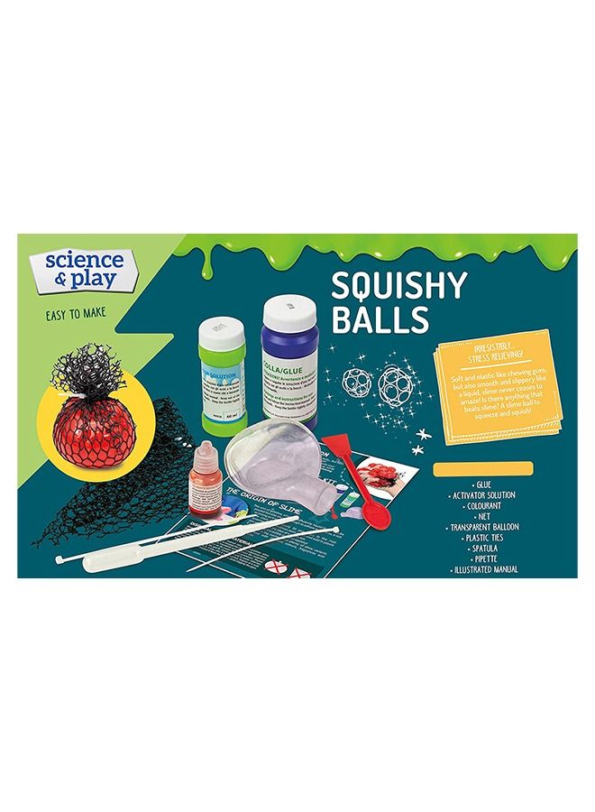 كلمينتوني مجموعة كرات كليمنتوني ساينس آند بلاي الإسفنجية - اصنع كرات الضغط بنفسك للأطفال - مجموعة سلايم اصنعها بنفسك - للأعمار من 8 سنوات فما فوق - Image 5