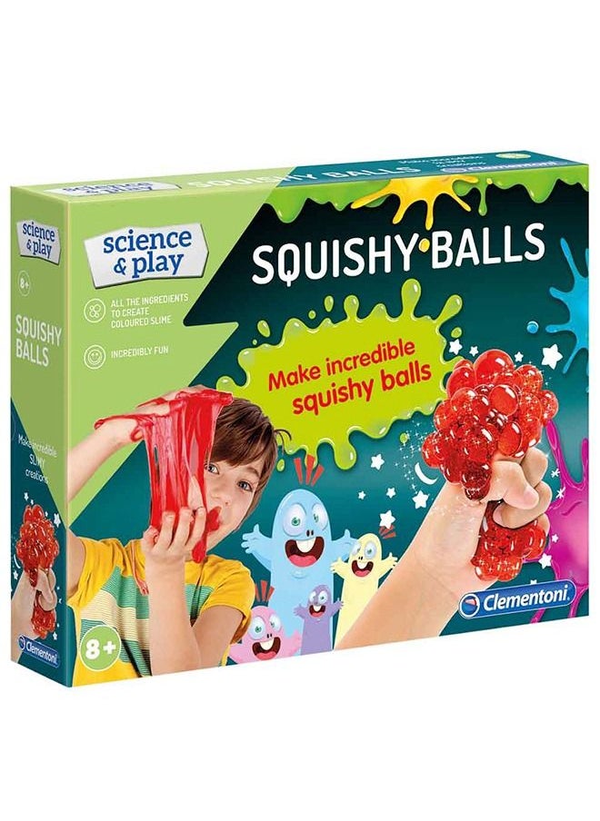 Clementoni - Clementoni educational game for children, a set of sponge balls, to teach the creation of sponge balls with colored balls - Image 1