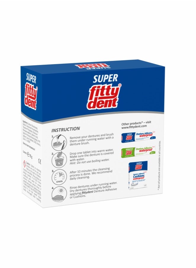 Fittydent - Super Cleansing - 32 Tabs - Image 1