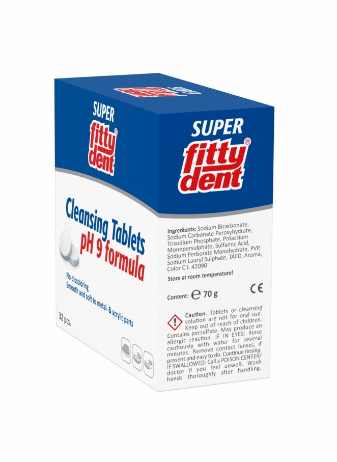 Fittydent - Super Cleansing - 32 Tabs - Image 1