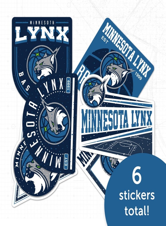 Desert Cactus Minnesota Lynx Sticker WNBA Women's National Basketball Association Officially Licensed Sticker Vinyl Decal Laptop Water Bottle Car Scrapbook (Type 2-3) - Image 4