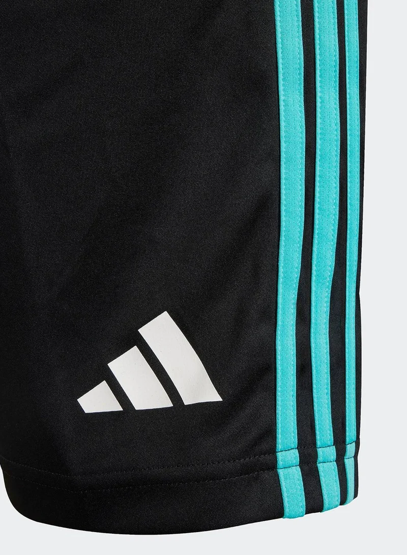 adidas شورتات أطفال مير دي إن إيه شو واي أسود