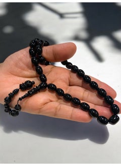 just naturals German Faturan Prayer Beads For Men 33 Beads Size 8.8mm x 11.5mm  - Image 1