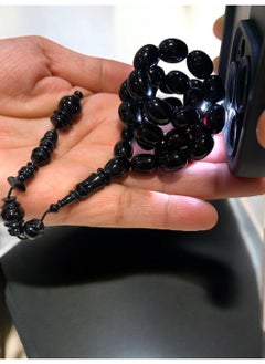 just naturals German Faturan Prayer Beads For Men 33 Beads Size 8.8mm x 11.5mm  - Image 5