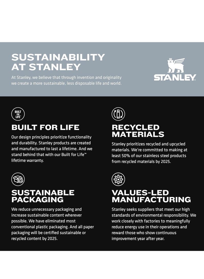 Stanley IceFlow Stainless Steel Tumbler - Vacuum Insulated Water Bottle for Home, Office or Car Reusable Cup with Straw Leak Resistant Flip Cold  30oz (Cream) - Image 4