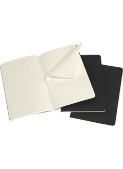 MOLESKINE 3-Piece Large Cahier Journal Notebooks Dotted Lines 13x21cm Size Black  - Image 2