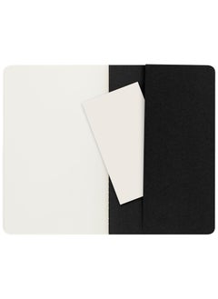 MOLESKINE 3-Piece Large Cahier Journal Notebooks Dotted Lines 13x21cm Size Black  - Image 4