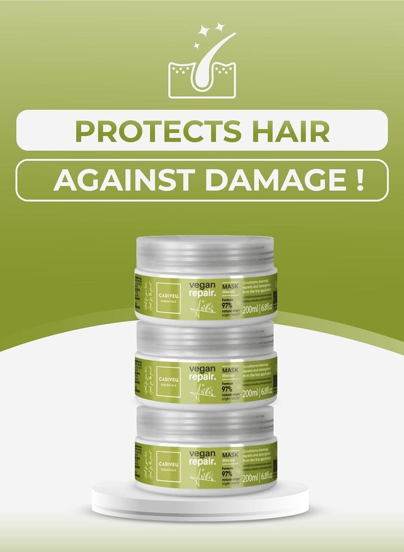 CADIVEU Vegan Repair Mask 200ml - Image 5