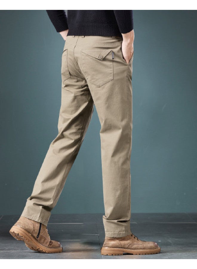 Fapai Autumn And Winter Pants Workwear Quality Light Luxury Commuting Daily Straight-leg Pants Men's Casual Pants - Image 1