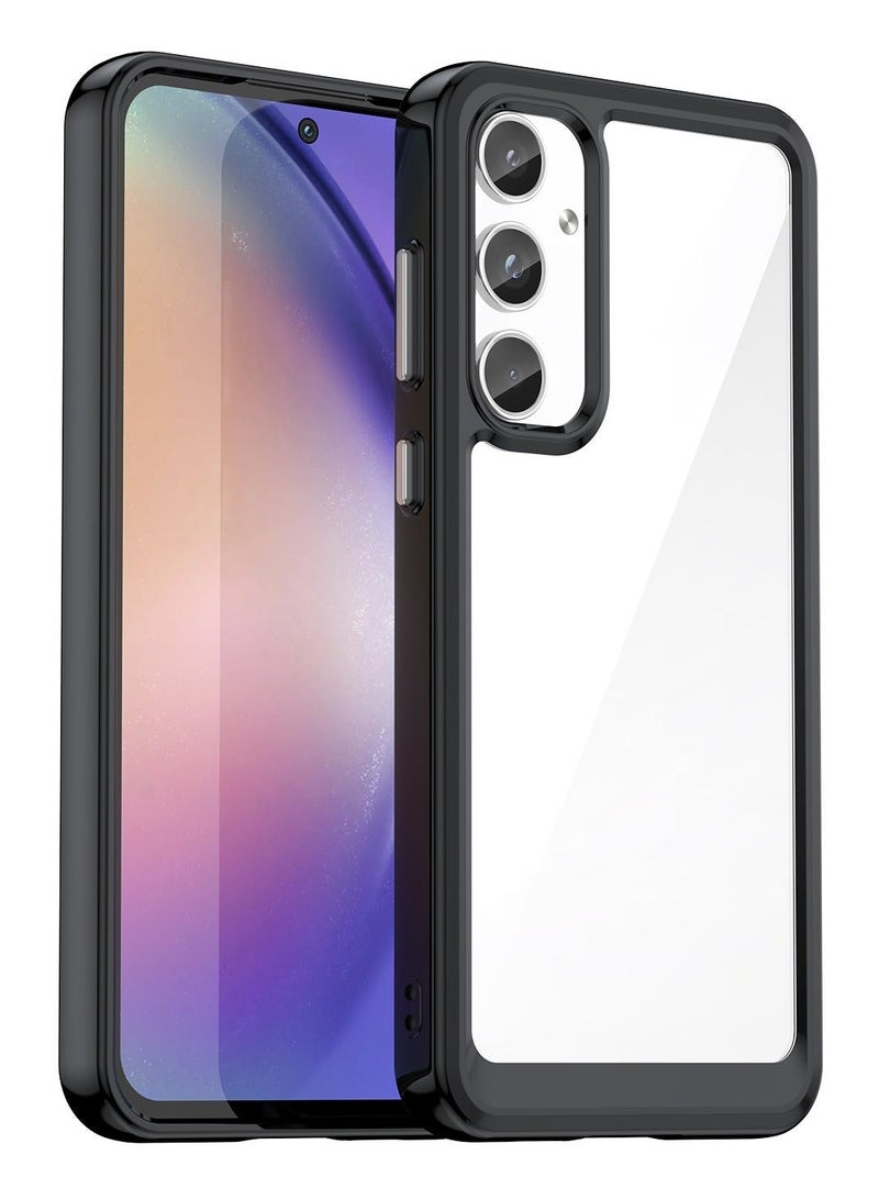 Phone case for Samsung Galaxy A55 Clear Back Soft TPU Shockproof Bumper Protection Cover  - Image 1