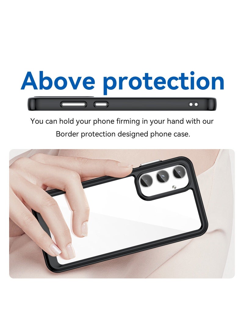 Phone case for Samsung Galaxy A55 Clear Back Soft TPU Shockproof Bumper Protection Cover  - Image 4