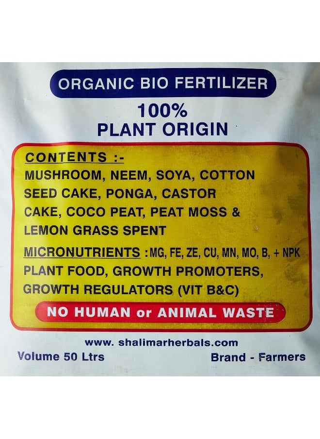 shalimar - Farmer's Organic Bio Fertilizer - 50 LTR - Image 1