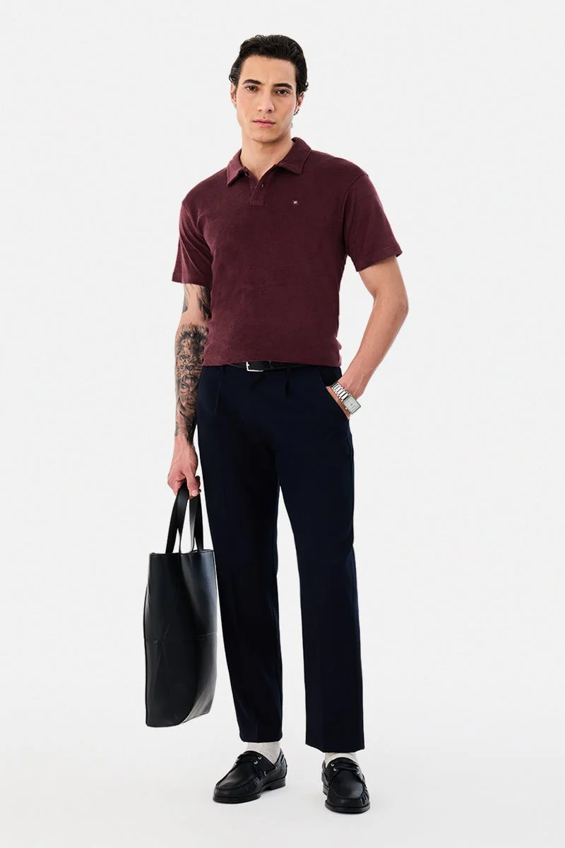 سنيتش تيشيرت بولو قطن بقصة عادية