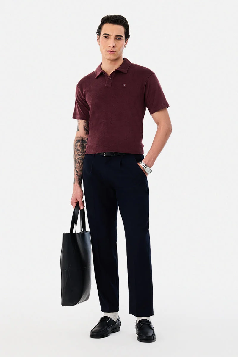 SNITCH Cotton Blend Polo Regular Fit T-Shirt