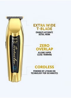 WAHL Wahl 5 Star Cordless Detailer in Gold, Professional Hair Trimmers, Close Trimming, Detailing and Outlining, Lightweight, Cordless, Snap On/Off Blades, Barbers Supplies  - Image 2
