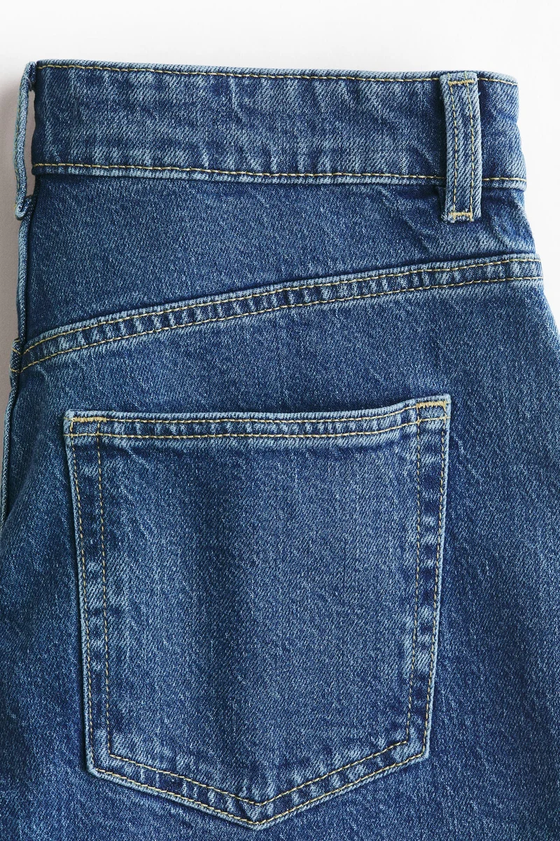 H&M  High-waisted denim shorts for Women | Best Price UAE