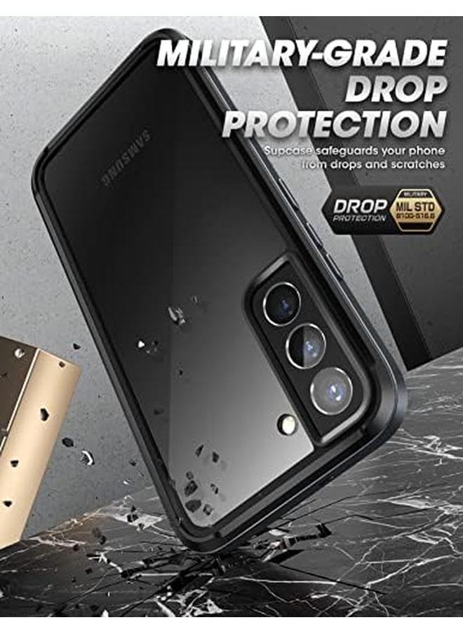 Ub Edge Pro Series Case For Samsung Galaxy S22 Plus 5G 2022 Release Slim Frame Clear Protective Case With Built In Screen Protector Black