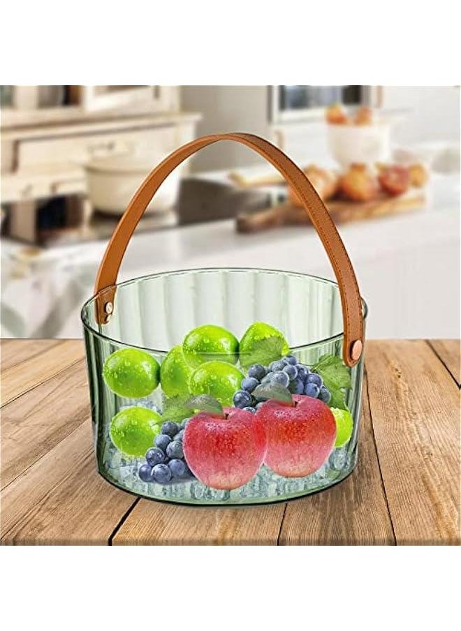 Generic Ice Bucket, Beverage Chilling Tub, Multipurpose Easy to Carry, Chiller Fruit Ice Container, Beverage cooling Bucket for Champagne Bottles Hotel, Green  - Image 3