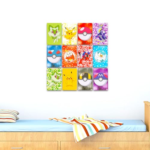 Nintendo Mini Pokemon Posters - Pokemon Poster Set Bundle Includes 12 Mini Pokemon Room Decor Posters (4" x 6"), Stickers, More | Pokemon Decorations - Image 2