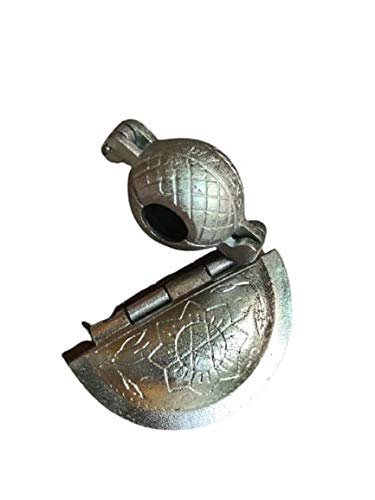 DiBha Aluminium Modak and Gujiya Maker Mould/Mold/Sancha/Dumpling Maker Kitchen Molds for Festivals (Silver, Set of 2-1 Gujiya and 1 Modak Maker)) - Image 3