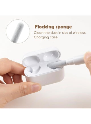 Silicone Protective Case Cover for Huawei FreeBuds Se 2/ Se 3 with Cleaner Kit and Ear Tips (Black) - view 4