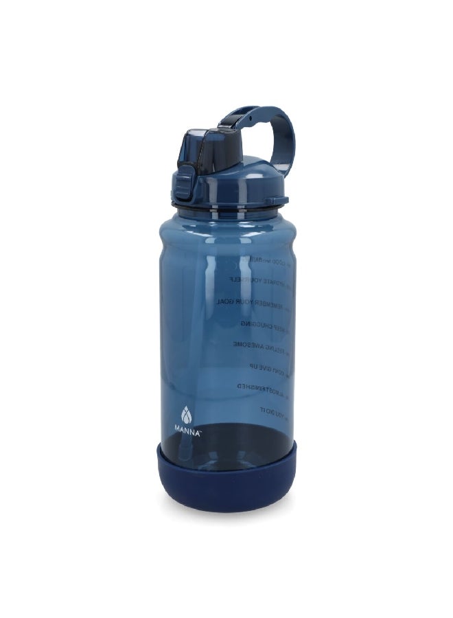 MANNA Pilot Lightweight Fitness Gym Outdoor Sports Water Bottle Blue 74 oz AC44439  - Image 3
