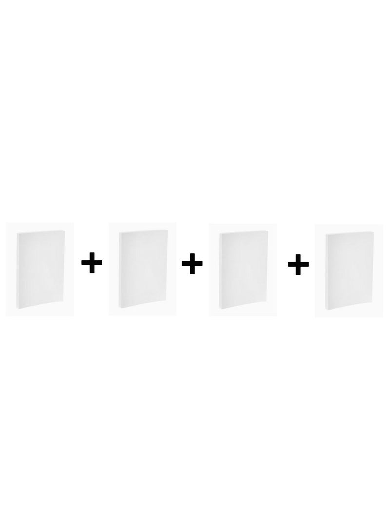 Pack Of 4 Stress Free Paper A4 White