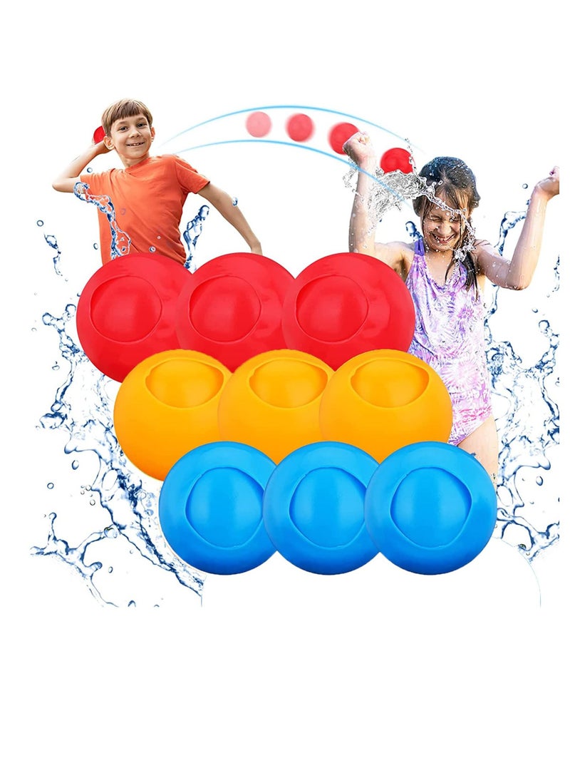SYOSI Water Balloons, Reusable Water Balls, Self Sealing Quick Fill Water Balloons, Water Balloons Toys, summer Splash Water Ball Toy - Image 1