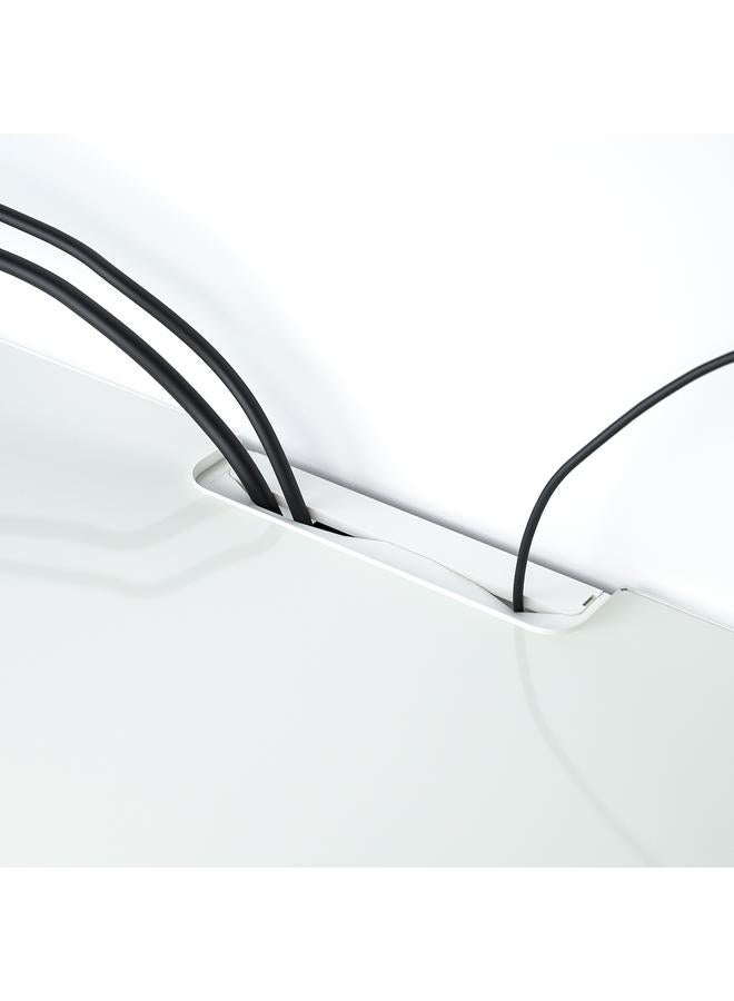 إيروريكس لوحة علوية للتلفزيون، زجاج أبيض/أخضر فاتح، 120×40 سم - Image 4