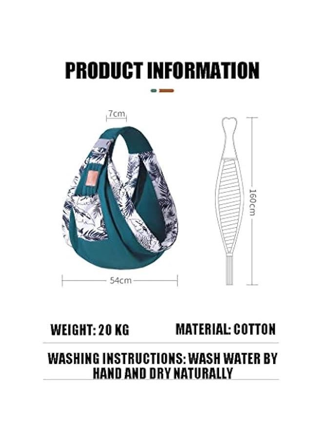 Gonice Baby Carrier Multifunctional Portable Baby Sling Baby Ergonomic Adjustable Cotton Shoulder Carrier for Easy Wearing Carrying of Newborn, Infant Toddler and Ideal for Baby  - Image 2