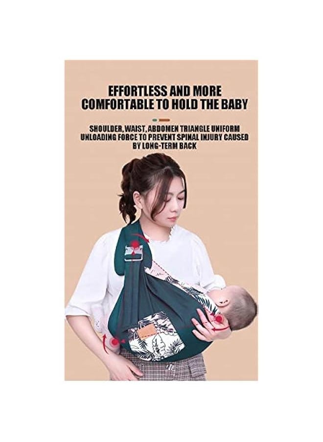 Gonice Baby Carrier Multifunctional Portable Baby Sling Baby Ergonomic Adjustable Cotton Shoulder Carrier for Easy Wearing Carrying of Newborn, Infant Toddler and Ideal for Baby  - Image 4