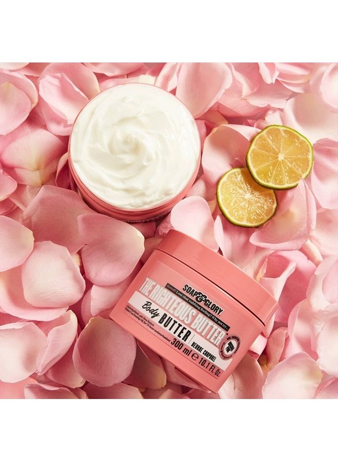 Soap & Glory زبدة الجسم المرطبة - زبدة الجسم المرطبة مع فيتامين E وزيت بذور الورد وزبدة الشيا - كريم غني للجسم لبشرة ناعمة وسلسة (50 مل) - Image 5
